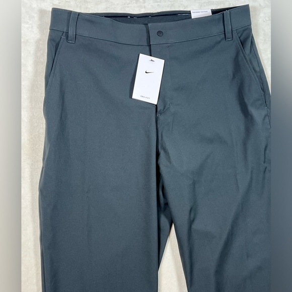NWT Nike Dri-Fit Gray 34W 34L Performance Golf Standard Fit Pants Lightweight - Picture 3 of 12